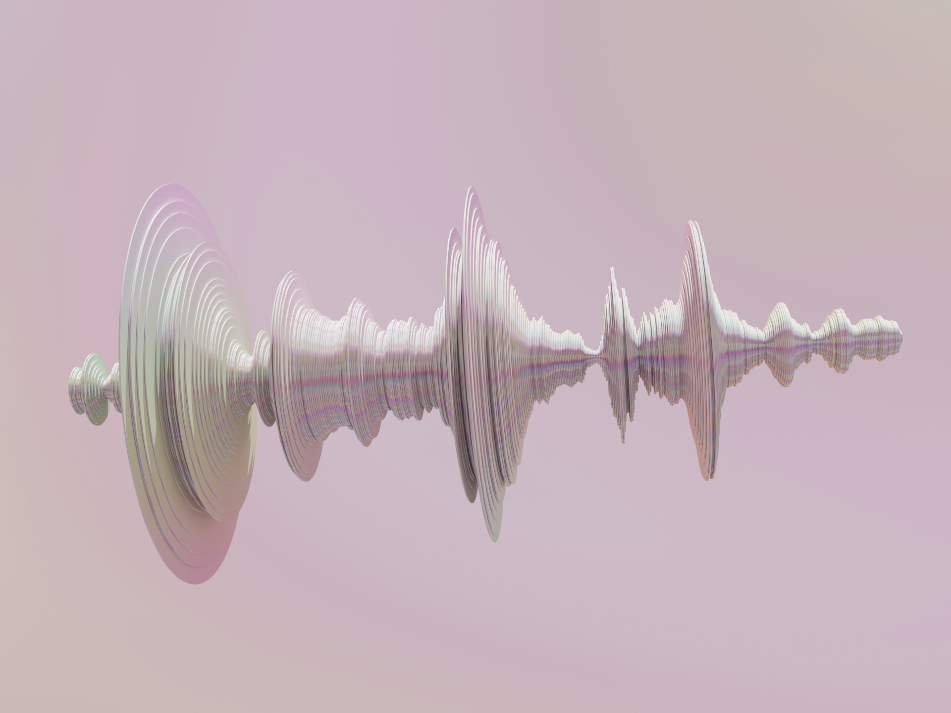 Abstract sound wave visualization representing digital audio